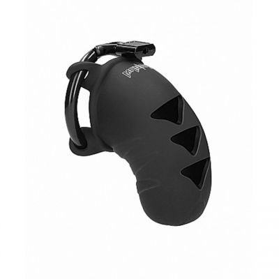 Man Cage Black Silicone Chasity Cock Cage 3 1 Inch