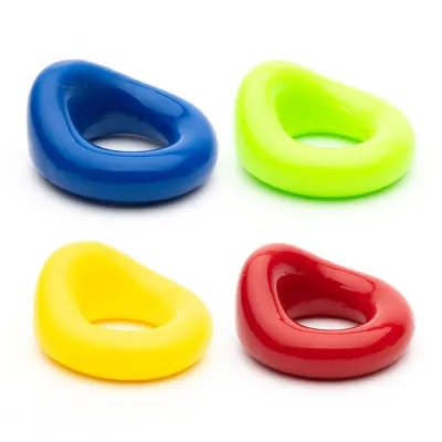 SF The Wedge 4 Pack Coloured Cock Rings