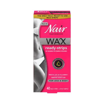 Nair Wax Ready strips Face 40 Pack 40
