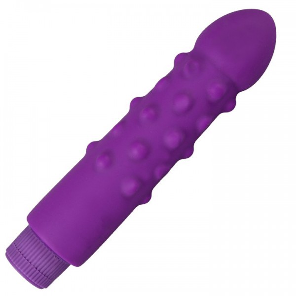 Bondara Purple Silicone Noduled Vibrator