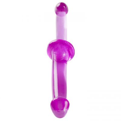 Bondara Crystal Clear Curveball Double Ended Dildo 9 Inch