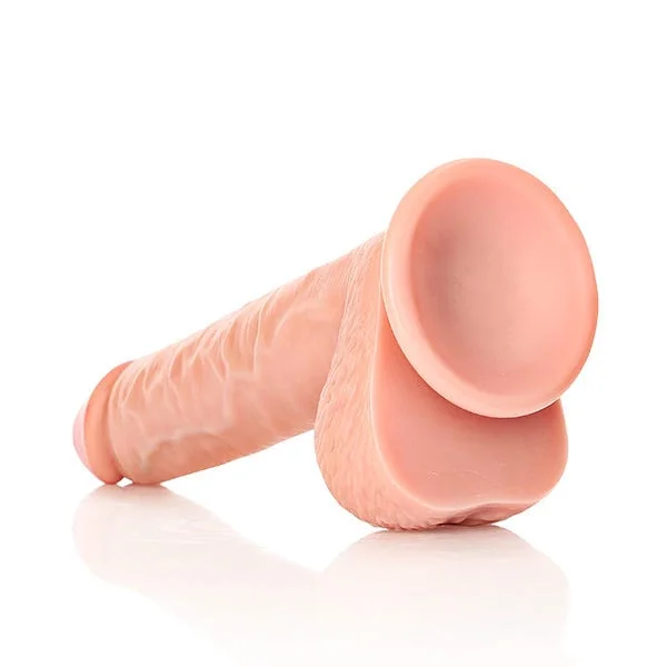Realrock 10-inch Straight Realistic Dildo with Balls