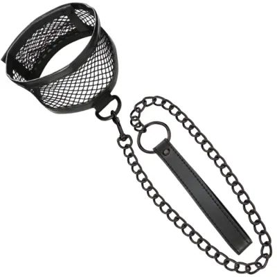 Sex Mischief Fishnet Collar Leash