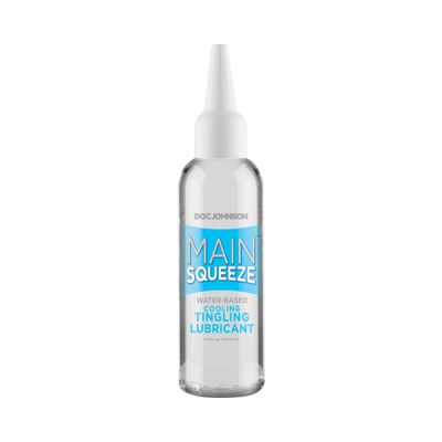 Main Squeeze Cooling Tingling Water Based Lubricant 3 4oz