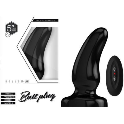 Bottom Line 5 Vibrating Butt Plug Model 7 Rubber