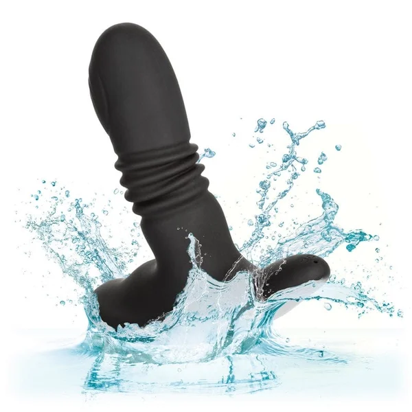 Eclipse Thrusting Rotator Silicone Vibrating Anal Probe by CalExotics - Black — image 21 of 21