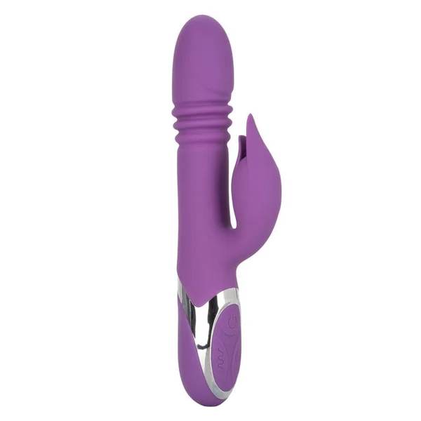 Enchanted Kisser Silicone Rechargeable Thrusting Rotating Dual Stimulation Vibrator by CalExotics — image 16 of 20