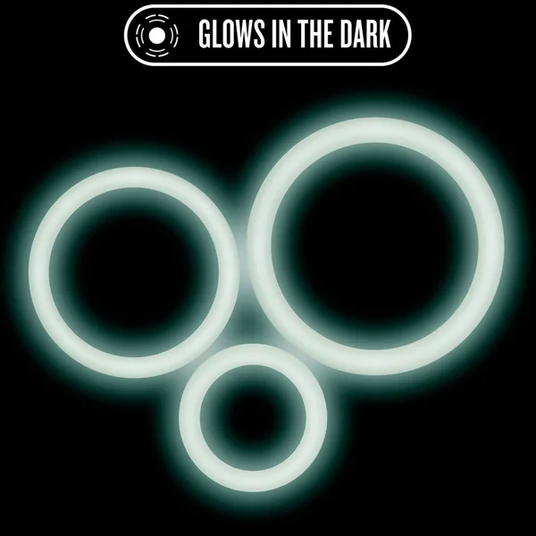 Performance VS4 Pure Premium Silicone Cock Rings By Blush Novelties - Glow-In-The-Dark White — image 10 of 12