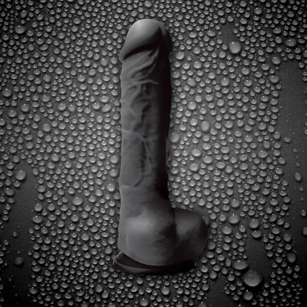 Colours Pleasures 5 Inch Black Silicone Suction Cup Dildo — image 12 of 13