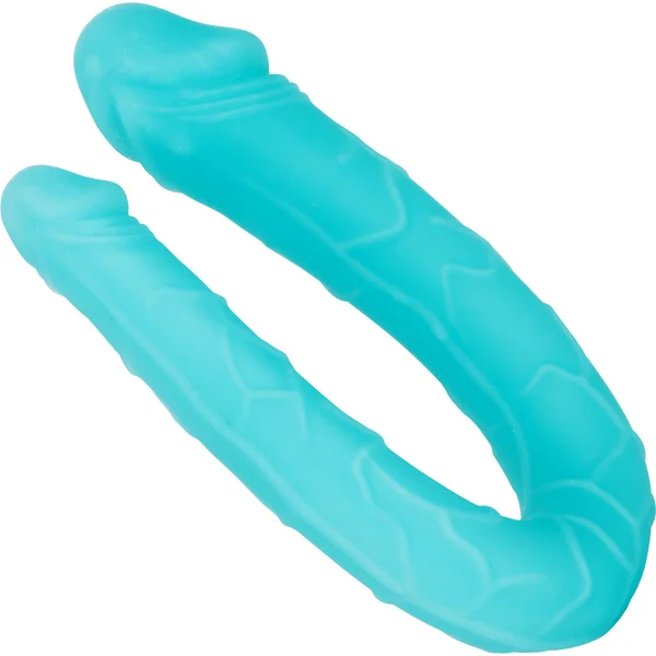 Silicone AC/DC Double Dong by CalExotics - Teal — image 10 of 14