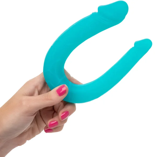 Silicone AC/DC Double Dong by CalExotics - Teal — image 9 of 14