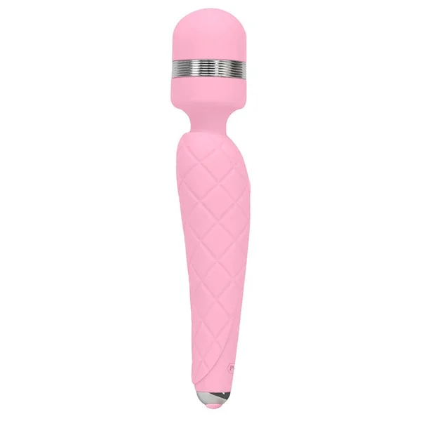 Pillow Talk Cheeky Silicone Waterproof Rechargeable Wand Style Vibrator - Pink — image 25 of 25