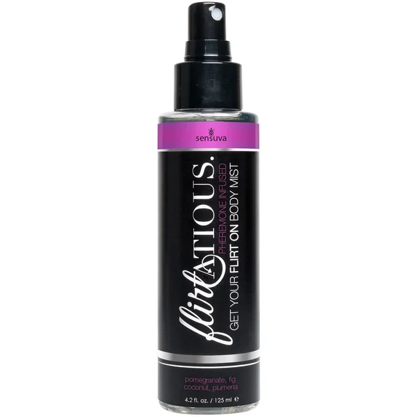 Flirtatious Pheromone-Infused Body Mist by Sensuva 4.2 fl oz - Pomegranate, Fig, Coconut, & Plumeria — image 2 of 2