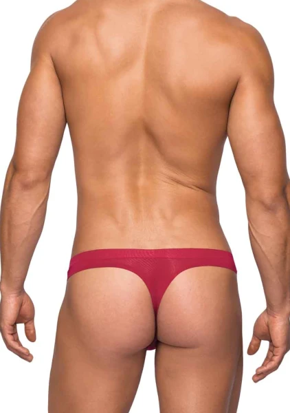 Seamless Sleek Thong with Sheer Pouch