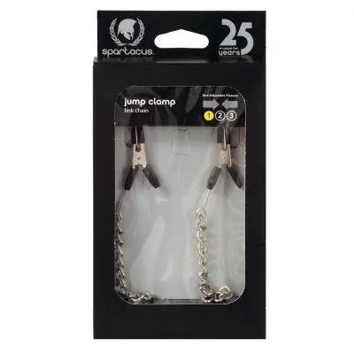 Spartacus Cable Nipple Clamps w Silver Chain