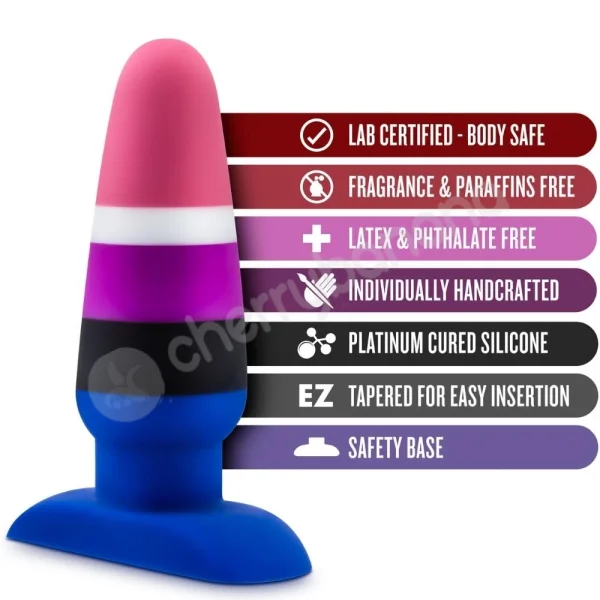 Avant Pride P5 Fluid Tapered Butt Plug With Flared Base