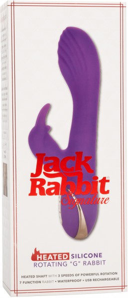Jack Rabbit Heated Rotating G-spot Rabbit Vibrator