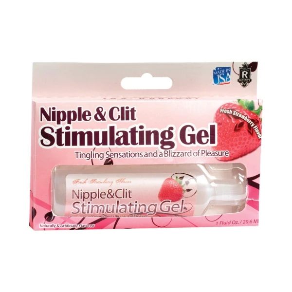 Nipple & Clit Stimulating Gel Strawberry 1oz