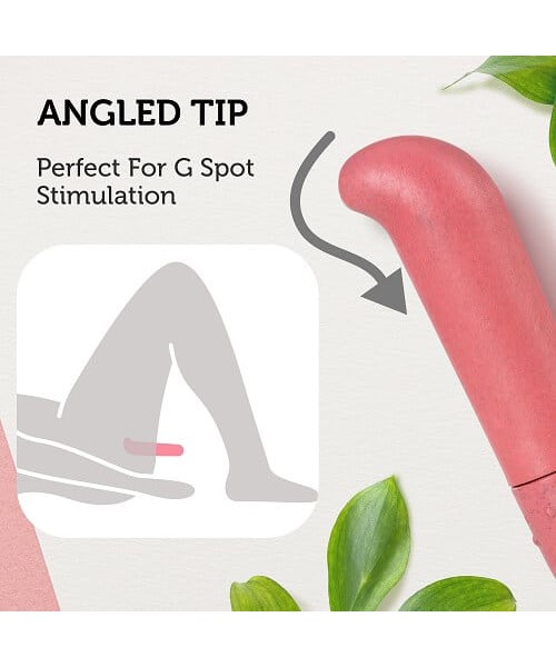 Gaia Biodegradable Eco G-Spot Vibrator Coral — image 8 of 9