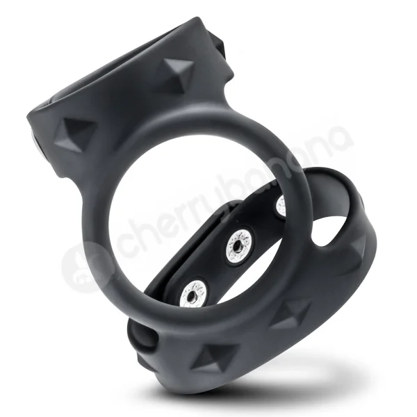 Performance VS8 silicone double cock & ball strap