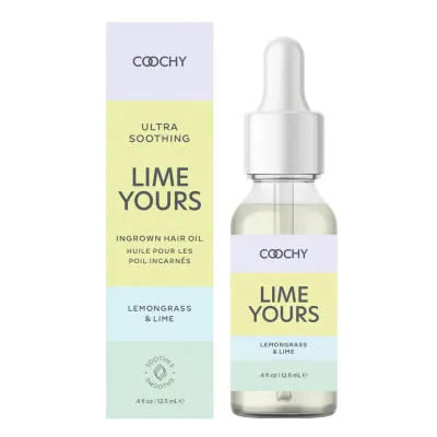 Coochy Ultra Soothing Lime Yours Ingrown Hair Oil Lemongrass and Lime 4 Oz