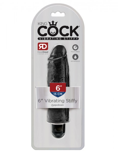 6" Vibrating Stiffy Cock