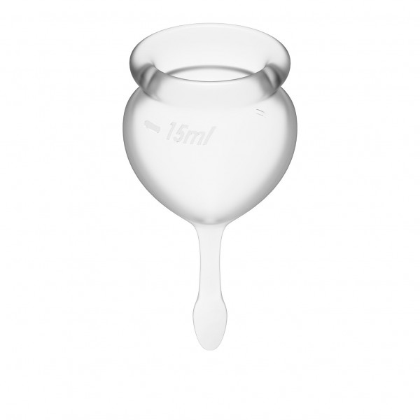 Feel Good Menstrual Cup Transparent 2pcs — image 4 of 9