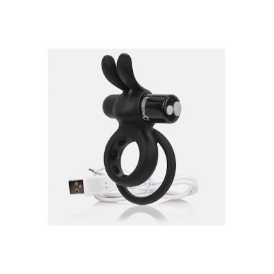 The Screaming O Charged Ohare Rabbit Vibrator Black