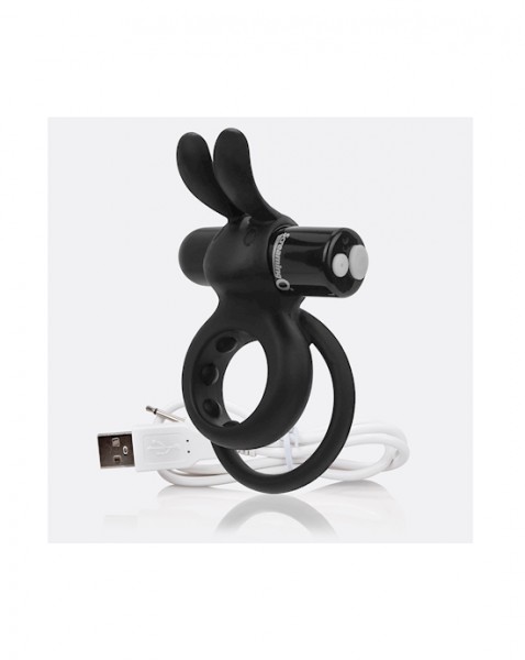 The Screaming O Charged Ohare Rabbit Vibrator - Black