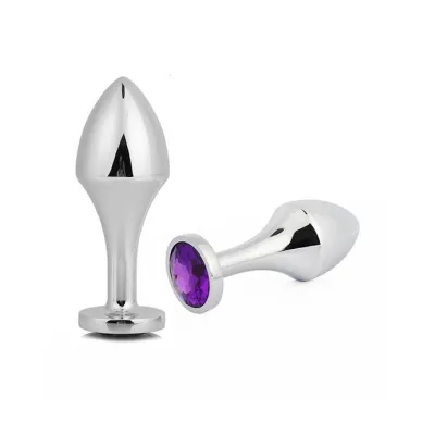 Kink Range Spades Gem Butt Plug 3 7 Inch Purple