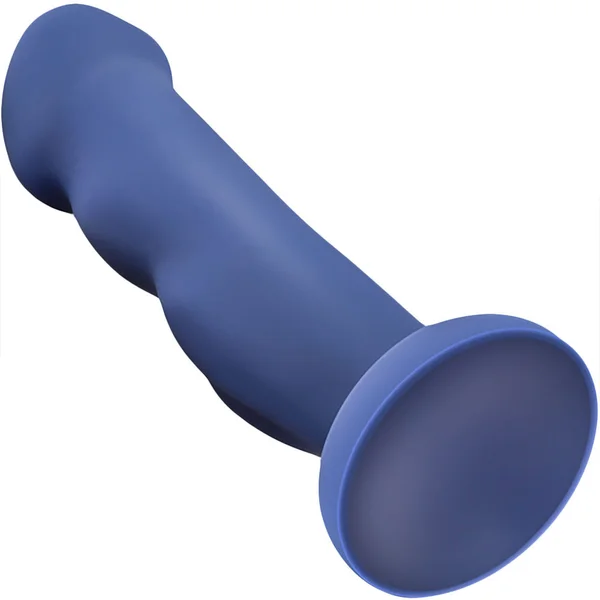 Avant D12 Suko Silicone Suction Cup Dildo by Blush Novelties - Indigo — image 9 of 11