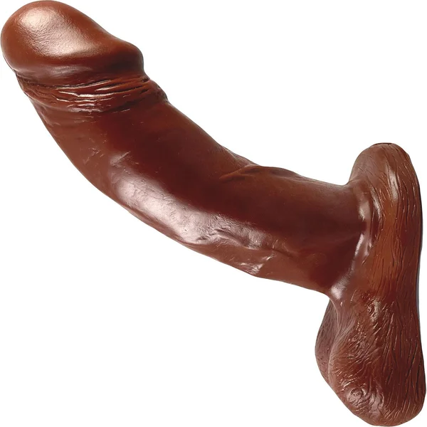 Johnny Vixskin Realistic Silicone Dildo By Vixen - Chocolate — image 9 of 12