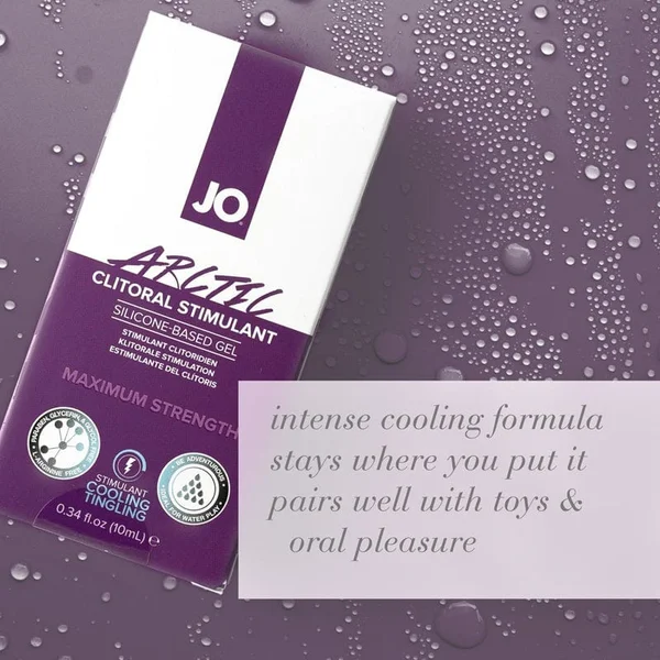 JO Arctic Maximum Strength Silicone Clitoral Stimulant Gel .34 oz — image 9 of 12