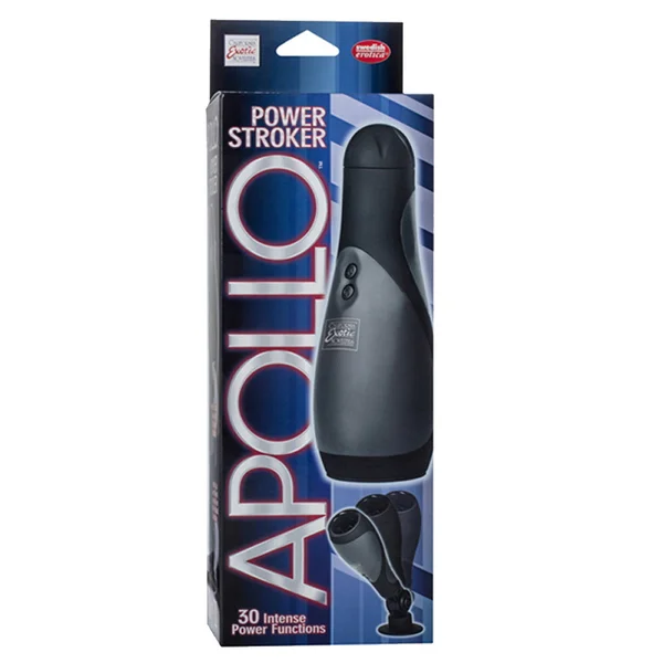 Apollo Power Stroker Vibrating Penis Masturbator - Black — image 5 of 5