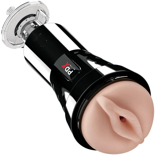 PDX Elite Cock Compressor Vibrating Stroker Penis Stimulator By Pipedream — image 8 of 14