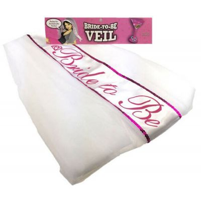 Bride To Be Veil White