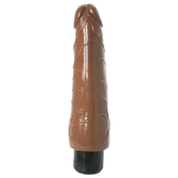 Large Flexible Vibrating Dildo - Lifelike Textures!