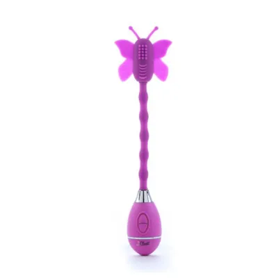 The Celine Butterfly Wand Vibrator Purple