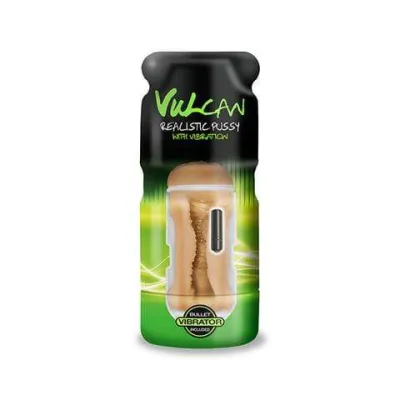Cyberskin Vulcan Realistic Pussy With Vibration Mocha