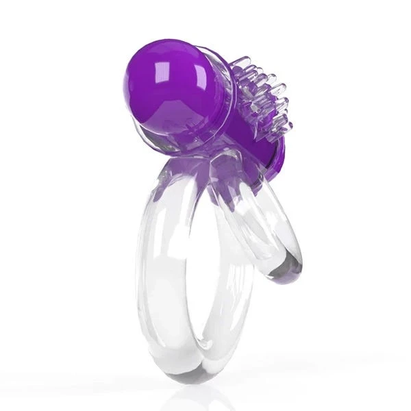 Screaming O - 4B Double O Vibrating Bullet Dual Cock Ring