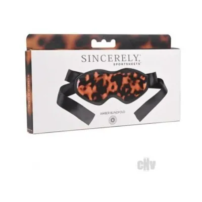 Gags Blindfolds Sincerely Sportsheets Amber Collection Blindfold Tortoiseshell