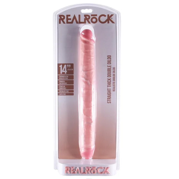 RealRock Thick Double Ended 14 Inch Dildo