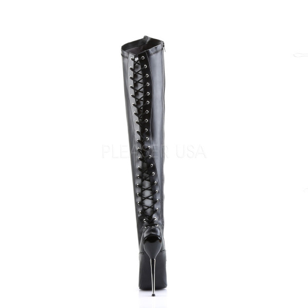 DAGGER-3060 - 6 1/4" Solid Brass Heel Back Lace-Up Thigh BT — image 4 of 8