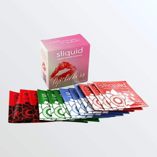 Sliquid Lip Lickers Lube Cube | .17oz 12-Pack