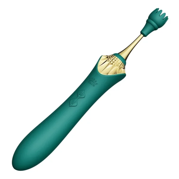 Bess Clit Massager in Turquoise Green by Zalo