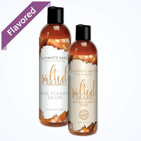 Intimate Earth Salted Caramel Flavored Water-Based Lube | 2oz