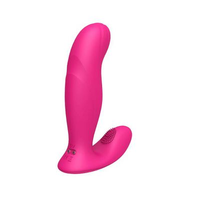 Love Me Dual Vibrator Hot Pink