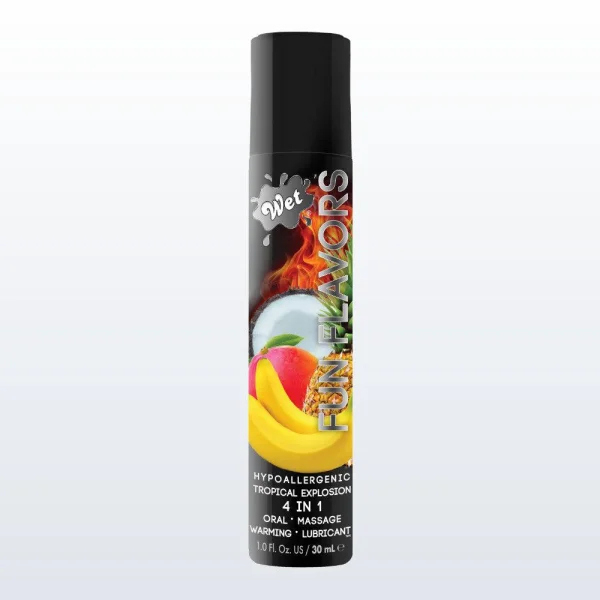 Wet Fun Flavors Tropical Explosion Warming Water-Based Lube | 3oz