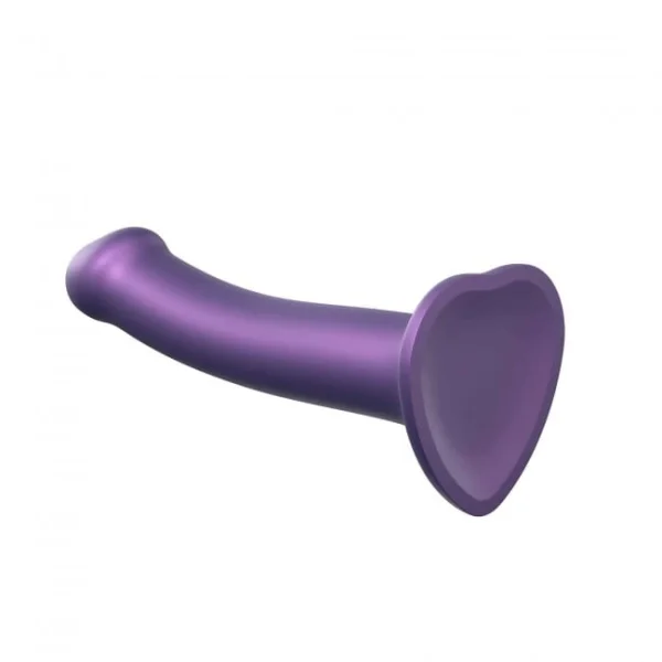 StrapOnMe Mono Density Dildo Metallic Purple Size M Shine