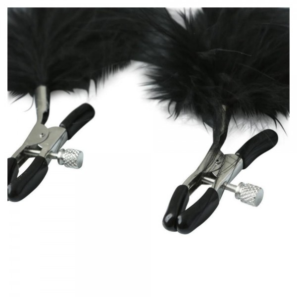 Sex & Mischief Feathered Nipple Clamps